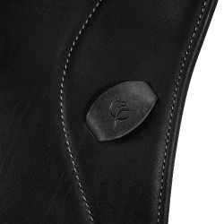 Selle de dressage Perugino avec petits taquets Acavallo Noir