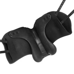 Selle de dressage Perugino avec petits taquets Acavallo Noir