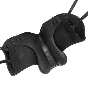 Selle de dressage Perugino avec petits taquets Acavallo Noir