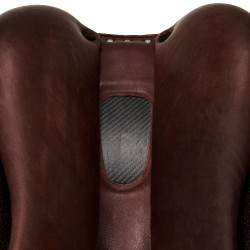 Selle de dressage Perugino avec petits taquets Acavallo Marron foncé