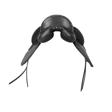 Selle de dressage Leonardo avec panneaux en laine Acavallo Noir