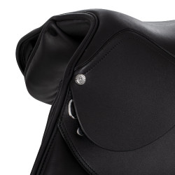 Selle d'équitation en cuir Mercury Equestro Noir