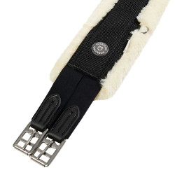 Sangle obstacle en nylon avec laine synthétique Candice Equestro Noir