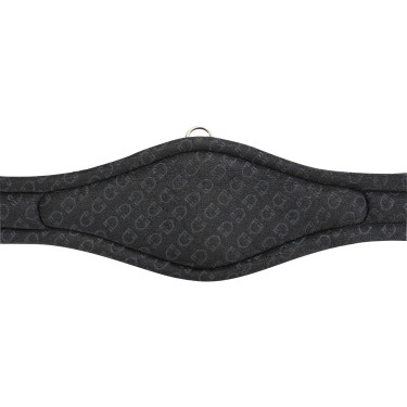 Sangle obstacle en cuir modelé Equestro Marron foncé