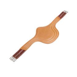 Sangle bavette obstacle en cuir Desiree Equestro Cognac Marron Sangle bavette obstacle en cuir Desiree Equestro Cognac Marron