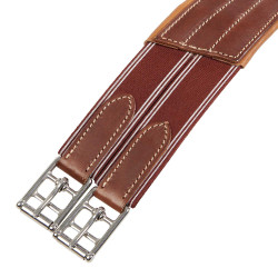 Sangle bavette obstacle en cuir Desiree Equestro Cognac Marron Sangle bavette obstacle en cuir Desiree Equestro Cognac Marron