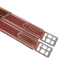 Sangle bavette obstacle en cuir Desiree Equestro Cognac Marron Sangle bavette obstacle en cuir Desiree Equestro Cognac Marron