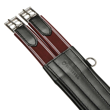 Sangle obstacle en cuir avec bandes élastiques Amelie Equestro Sangle obstacle en cuir avec bandes élastiques Amelie Equestro