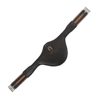 Sangle bavette obstacle Equestro Marron foncé