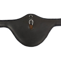 Sangle bavette obstacle Equestro Marron foncé