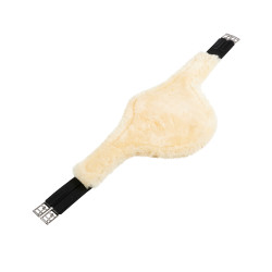 Sangle bavette obstacle en mouton synthétique Aline Equestro Noir