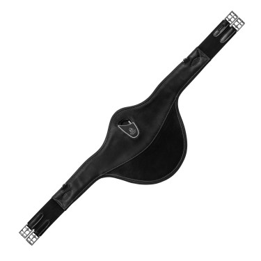 Sangle bavette obstacle en cuir et gel Acavallo Sangle bavette obstacle en cuir et gel Acavallo