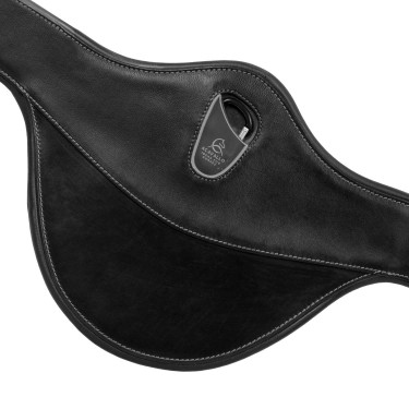 Sangle bavette obstacle en cuir et gel Acavallo Sangle bavette obstacle en cuir et gel Acavallo