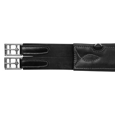 Sangle bavette obstacle en cuir et gel Acavallo Sangle bavette obstacle en cuir et gel Acavallo