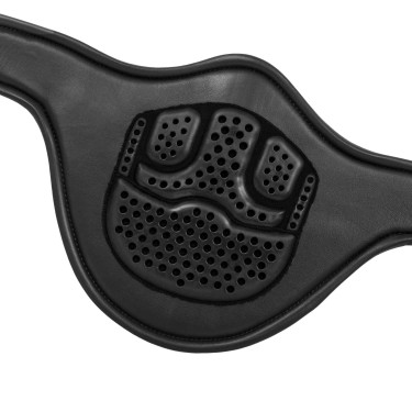 Sangle bavette obstacle en cuir et gel Acavallo Sangle bavette obstacle en cuir et gel Acavallo