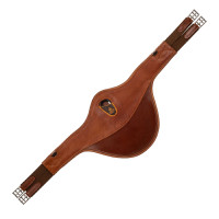 Sangle bavette obstacle en cuir et gel Acavallo Noir