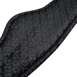 Sangle de dressage modelée Equestro Noir Sangle de dressage modelée Equestro Noir