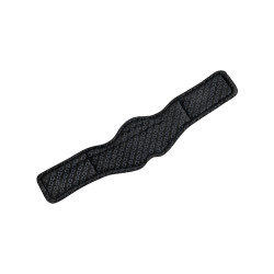Sangle de dressage en cuir avec logo gravé Equestro Noir Sangle de dressage en cuir avec logo gravé Equestro Noir