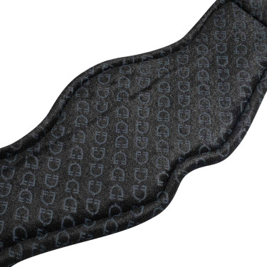 Sangle de dressage en cuir avec logo gravé Equestro Sangle de dressage en cuir avec logo gravé Equestro