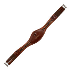 Sangle anatomique obstacle en cuir souple Acavallo