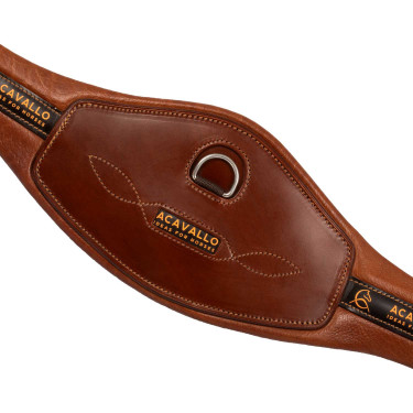 Sangle anatomique obstacle en cuir souple Acavallo Sangle anatomique obstacle en cuir souple Acavallo