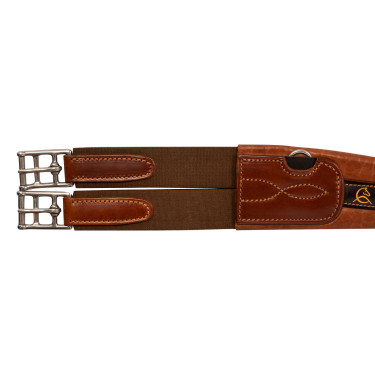Sangle anatomique obstacle en cuir souple Acavallo Sangle anatomique obstacle en cuir souple Acavallo