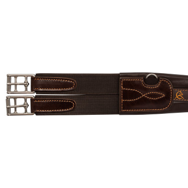 Sangle anatomique obstacle en cuir souple Acavallo Sangle anatomique obstacle en cuir souple Acavallo