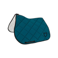 Tapis de selle obstacle en tissu technique avec logo GP Equestro Pétrol / noir Bleu Tapis de selle obstacle en tissu technique avec logo GP Equestro Pétrol / noir Bleu