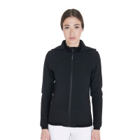 Veste softshell ajustée avec polaire intérieur femme Gardena Equestro Noir