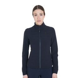 Veste technique femme en tissu perforé Hamar Equestro Marine Bleu marine Veste technique femme en tissu perforé Hamar Equestro Marine Bleu marine