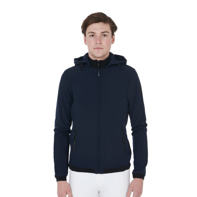 Veste softshell ajustée homme avec polaire intérieur Livigno Equestro Marine