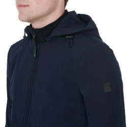 Veste softshell ajustée homme avec polaire intérieur Livigno Equestro Marine Bleu marine Veste softshell ajustée homme avec polaire intérieur Livigno Equestro Marine Bleu marine