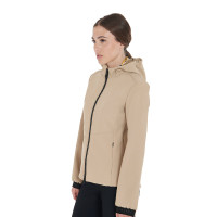 Veste softshell ajustée femme avec poches dissimulées Equestro Noir