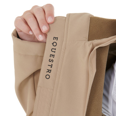 Veste softshell ajustée femme avec poches dissimulées Equestro Beige