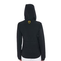 Veste softshell ajustée femme avec poches dissimulées Equestro Noir