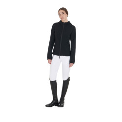 Veste softshell ajustée femme avec poches dissimulées Equestro Noir