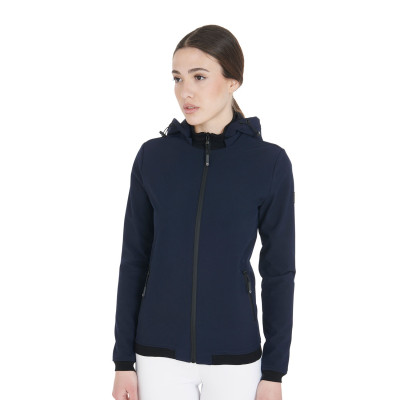 Veste softshell ajustée avec polaire intérieur femme Gardena Equestro Marine