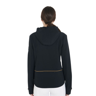 Veste softshell ajustée avec fermeture éclair coupe-vent femme Equestro Veste softshell ajustée avec fermeture éclair coupe-vent femme Equestro