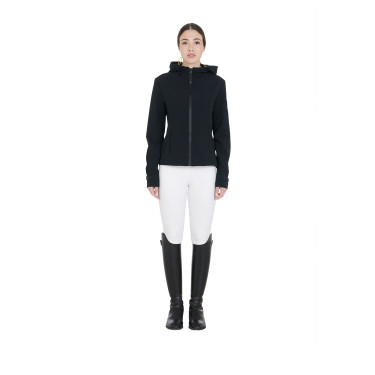 Veste softshell ajustée avec fermeture éclair coupe-vent femme Equestro Veste softshell ajustée avec fermeture éclair coupe-vent femme Equestro