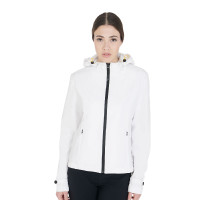 Veste softshell ajustée avec fermeture éclair coupe-vent femme Equestro Blanc antique Veste softshell ajustée avec fermeture éclair coupe-vent femme Equestro Blanc antique