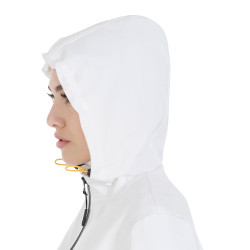 Veste softshell ajustée avec fermeture éclair coupe-vent femme Equestro Blanc