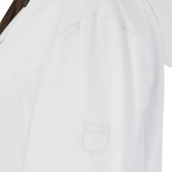 Veste softshell ajustée avec fermeture éclair coupe-vent femme Equestro Blanc