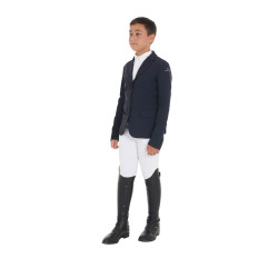 Veste de concours unisexe enfant Reverse Equestro Marine Bleu marine Veste de concours unisexe enfant Reverse Equestro Marine Bleu marine