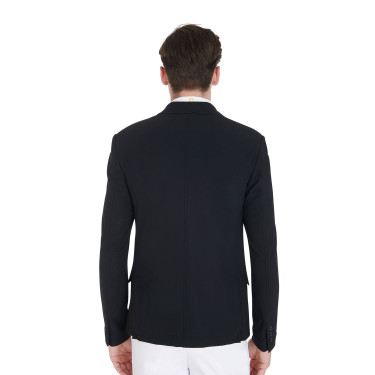 Veste de concours perforée homme en tissu technique Equestro Veste de concours perforée homme en tissu technique Equestro