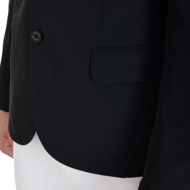 Veste de concours perforée homme en tissu technique Equestro Veste de concours perforée homme en tissu technique Equestro