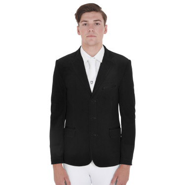 Veste de concours perforée homme 3 boutons Equestro Veste de concours perforée homme 3 boutons Equestro