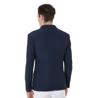 Veste de concours perforée homme 3 boutons Equestro Noir Veste de concours perforée homme 3 boutons Equestro Noir