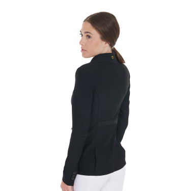 Veste de concours perforée femme 4 boutons Equestro Veste de concours perforée femme 4 boutons Equestro