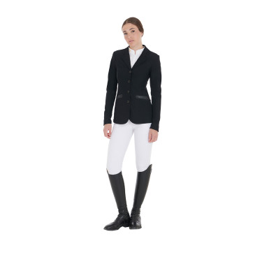 Veste de concours perforée femme 4 boutons Equestro Veste de concours perforée femme 4 boutons Equestro