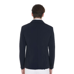 Veste de concours homme avec logo brodé contrasté Equestro Marine Bleu marine Veste de concours homme avec logo brodé contrasté Equestro Marine Bleu marine